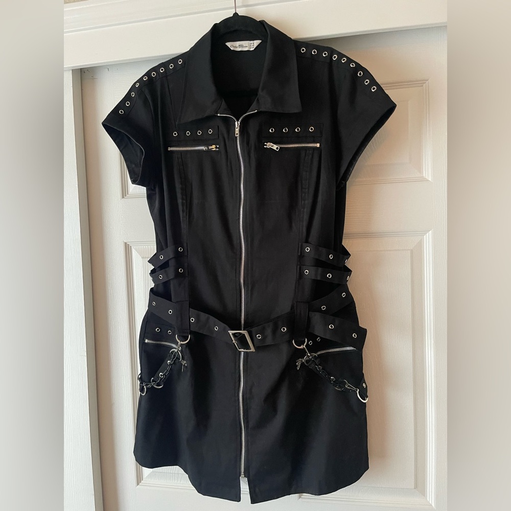 Goth Black Dress Jacket